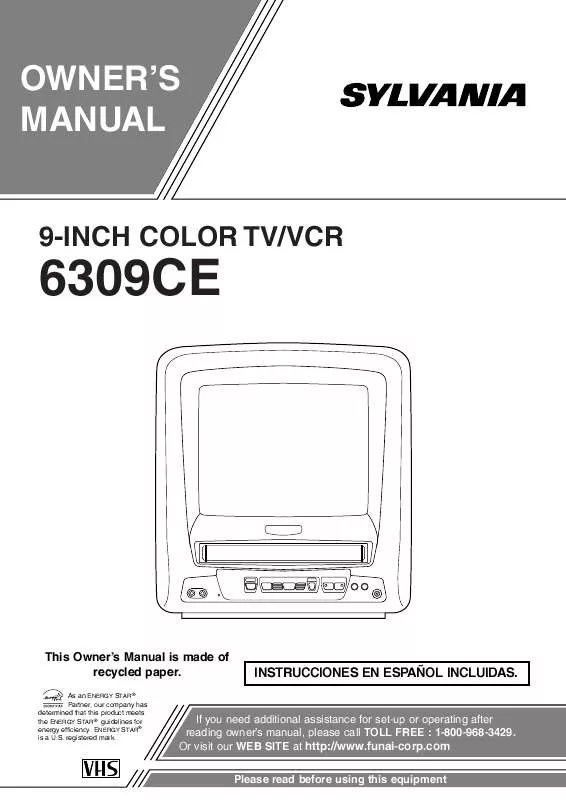 Mode d'emploi FUNAI 6309CE