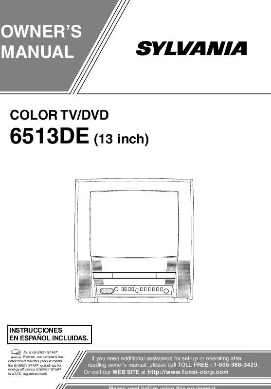 Mode d'emploi FUNAI 6513DE