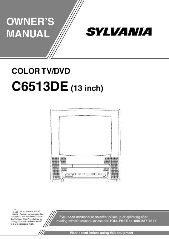 Mode d'emploi FUNAI C6513DE