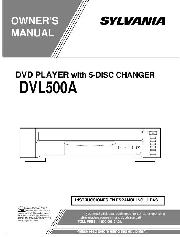 Mode d'emploi FUNAI DVL500A