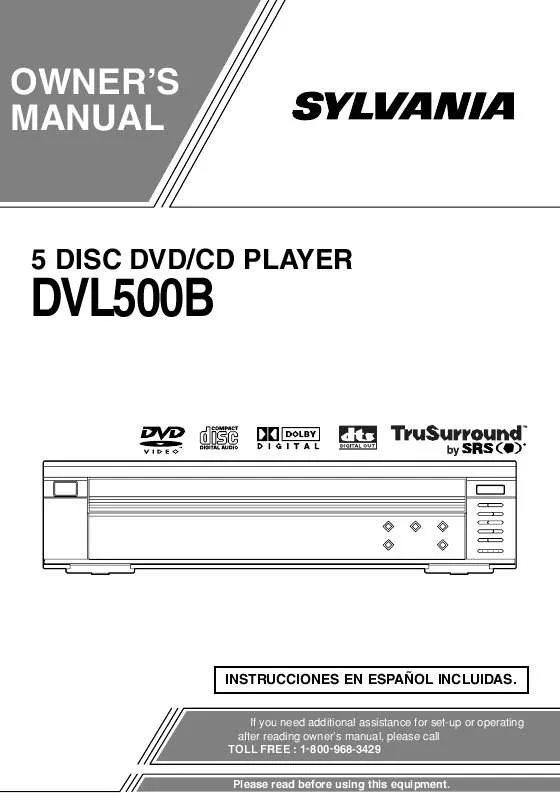 Mode d'emploi FUNAI DVL500B