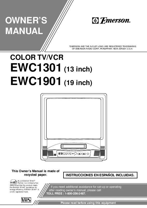 Mode d'emploi FUNAI EWC1901