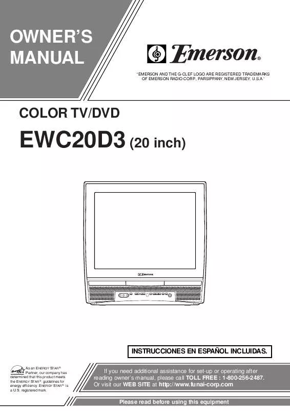 Mode d'emploi FUNAI EWC20D3