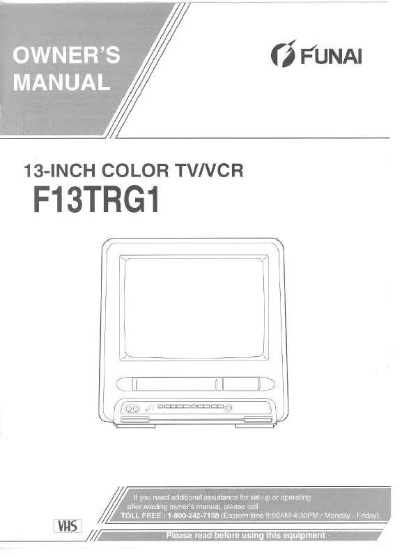 Mode d'emploi FUNAI F13TRG1