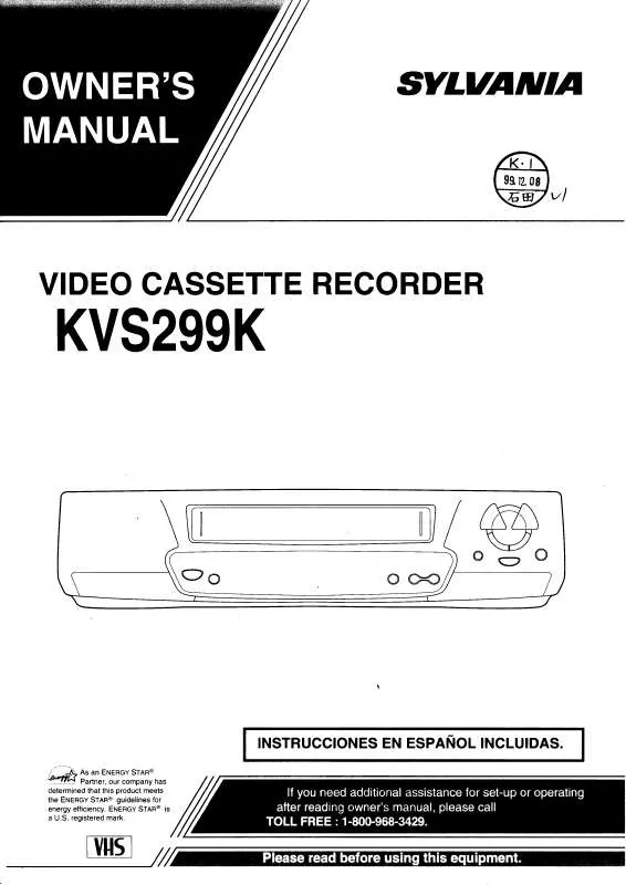 Mode d'emploi FUNAI KVS299K