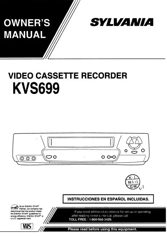 Mode d'emploi FUNAI KVS699