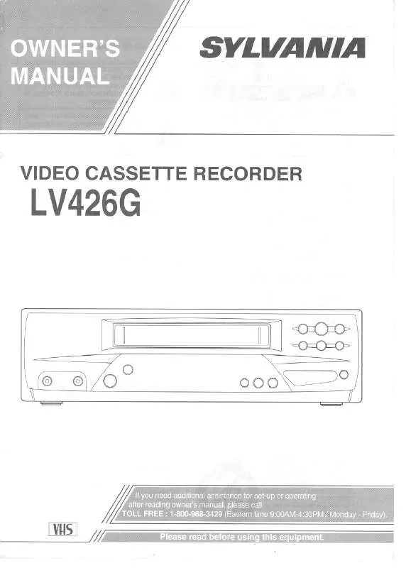 Mode d'emploi FUNAI LV426G