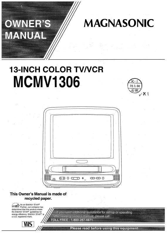 Mode d'emploi FUNAI MCMV1306