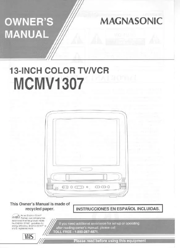 Mode d'emploi FUNAI MCMV1307