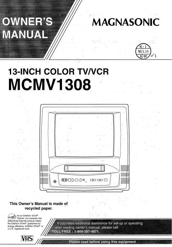 Mode d'emploi FUNAI MCMV1308