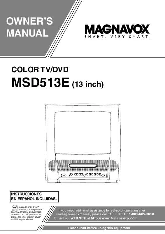 Mode d'emploi FUNAI MSD513E