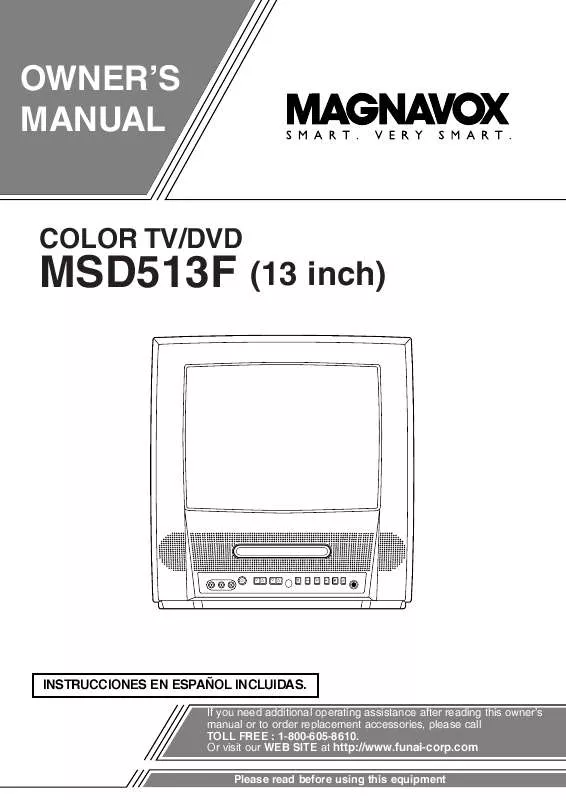 Mode d'emploi FUNAI MSD513F