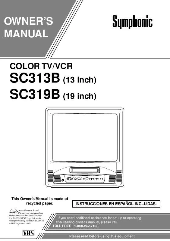 Mode d'emploi FUNAI SC313B