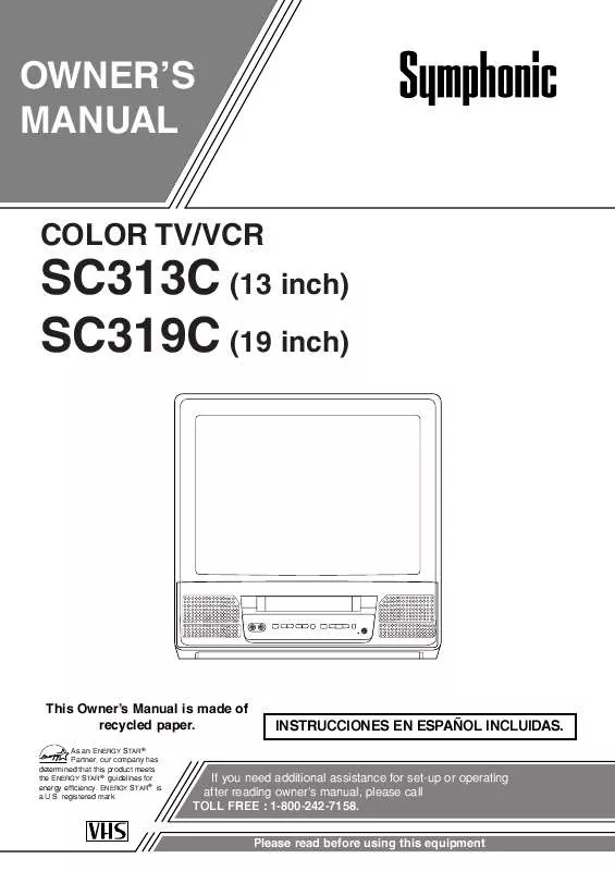 Mode d'emploi FUNAI SC313C