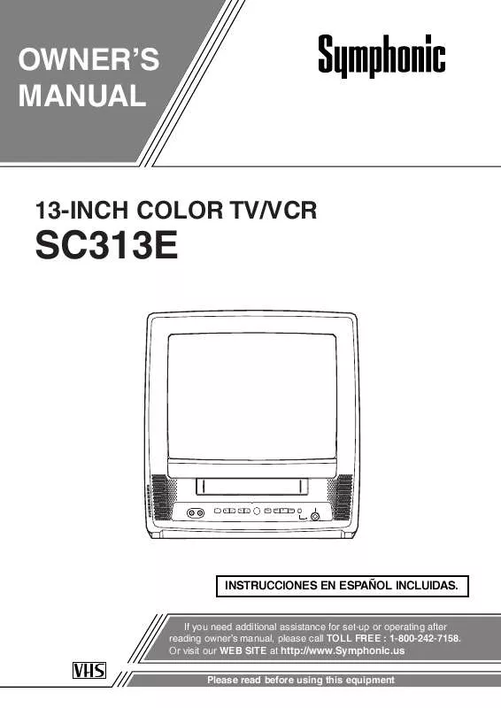 Mode d'emploi FUNAI SC313E