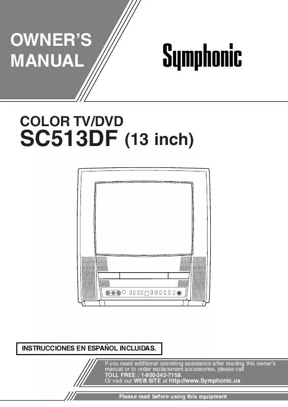 Mode d'emploi FUNAI SC513DF