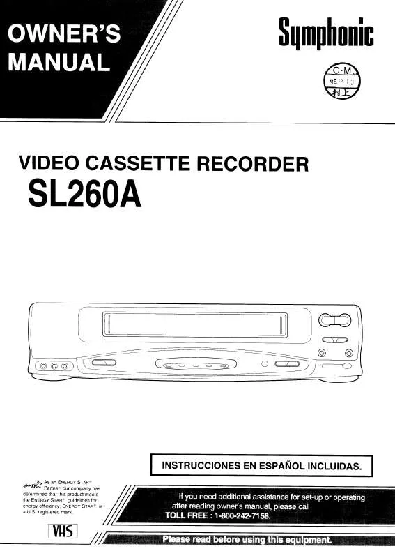 Mode d'emploi FUNAI SL260A