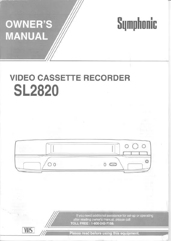 Mode d'emploi FUNAI SL2820