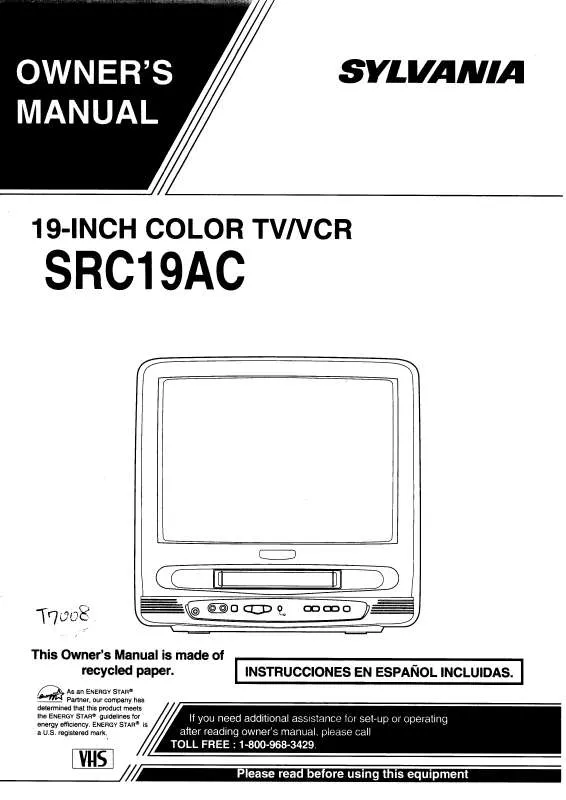 Mode d'emploi FUNAI SRC19AC