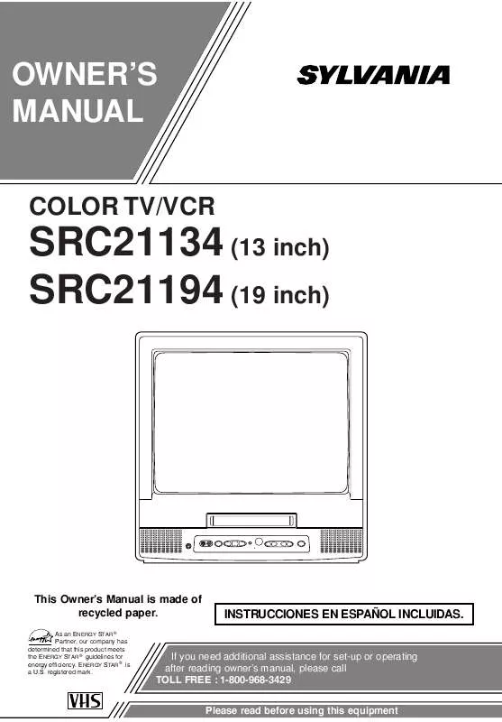 Mode d'emploi FUNAI SRC21134