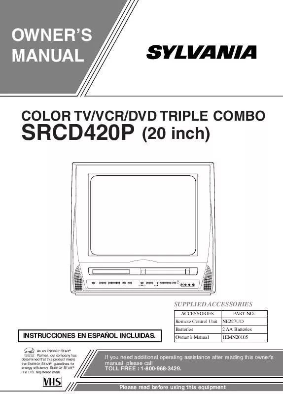 Mode d'emploi FUNAI SRCD420P