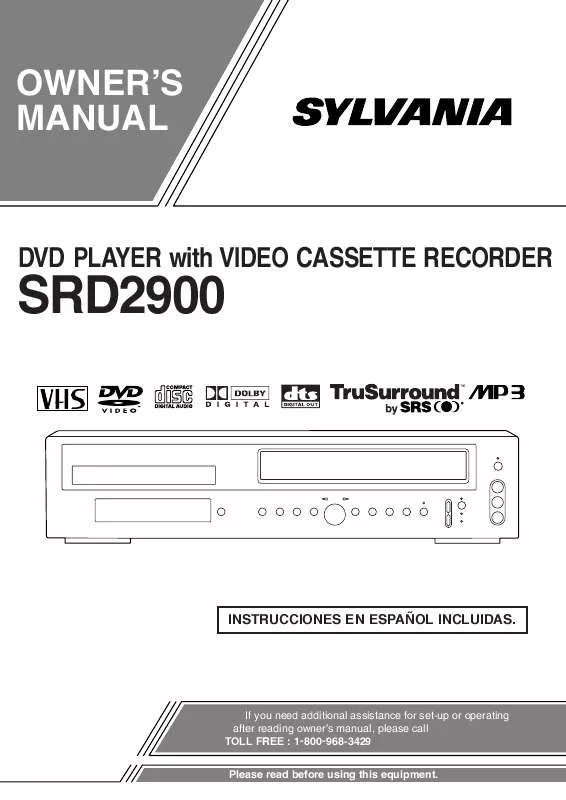 Mode d'emploi FUNAI SRD2900