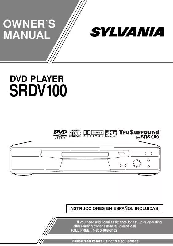 Mode d'emploi FUNAI SRDV100