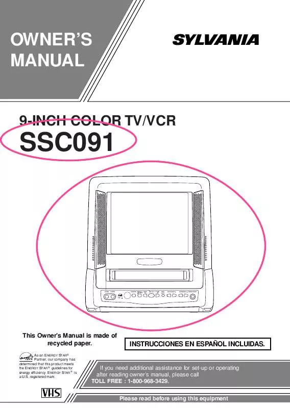 Mode d'emploi FUNAI SSC091