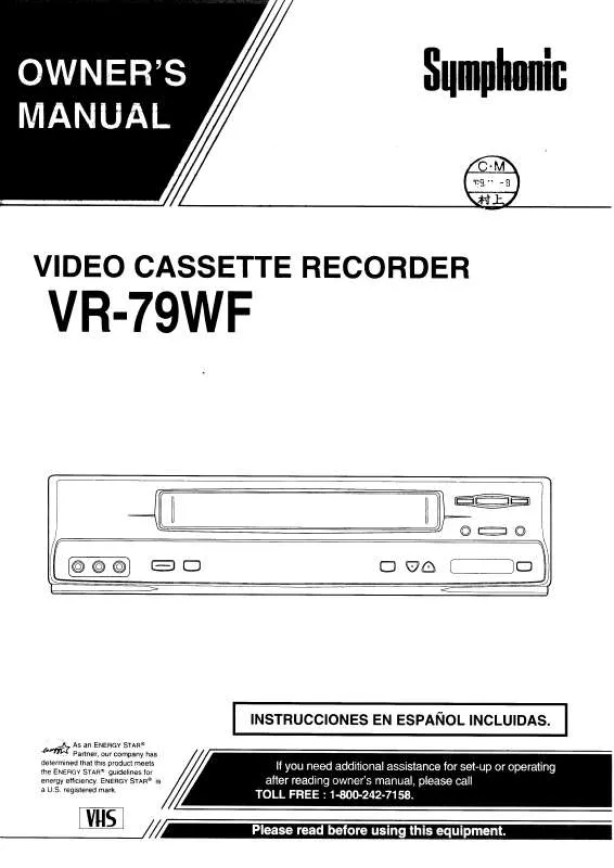 Mode d'emploi FUNAI VR79WF