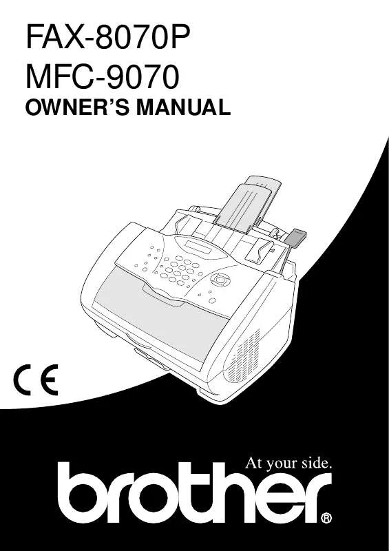 Mode d'emploi FURUNO FAX-8070P