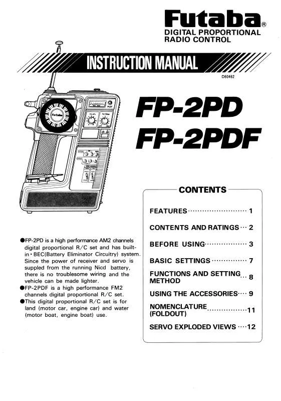 Mode d'emploi FUTABA FP-2PD