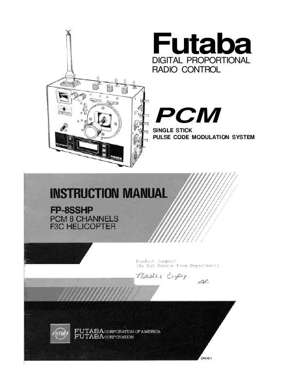 Mode d'emploi FUTABA FP-8SSHP