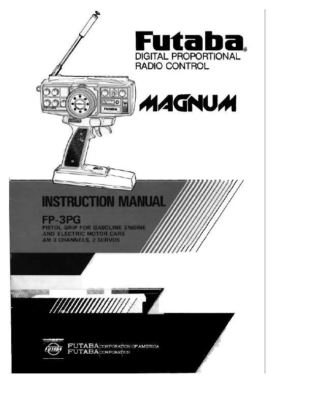 Mode d'emploi FUTABA MAGNUM