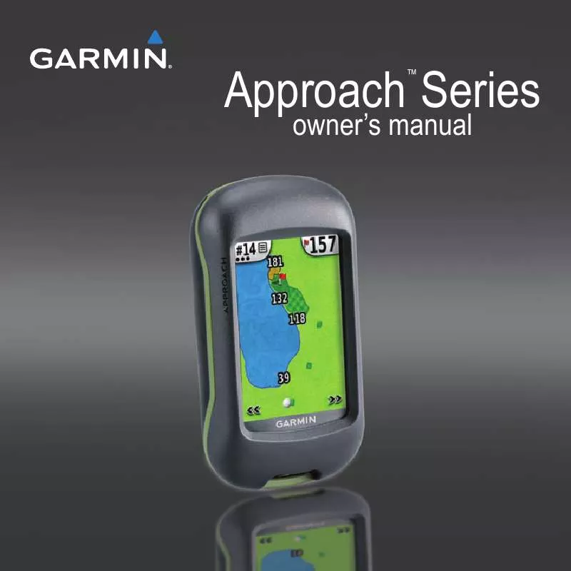 Mode d'emploi GARMIN APPROACH G5 NORTH AMERICA