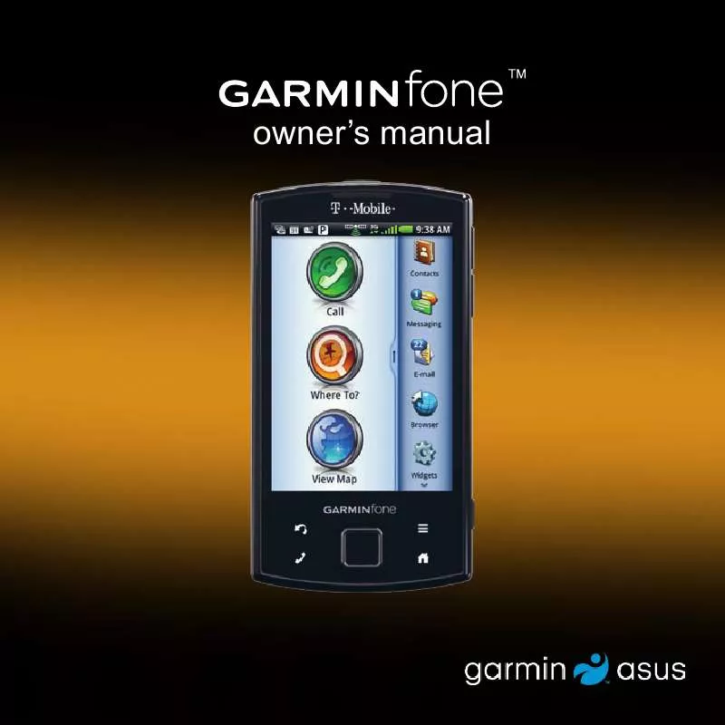 Mode d'emploi GARMIN FONE