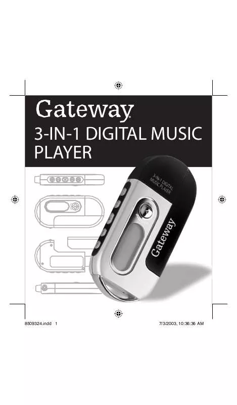 Mode d'emploi GATEWAY DMP-200