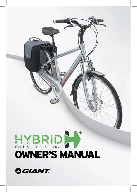 Mode d'emploi GIANT HYBRID CYCLING