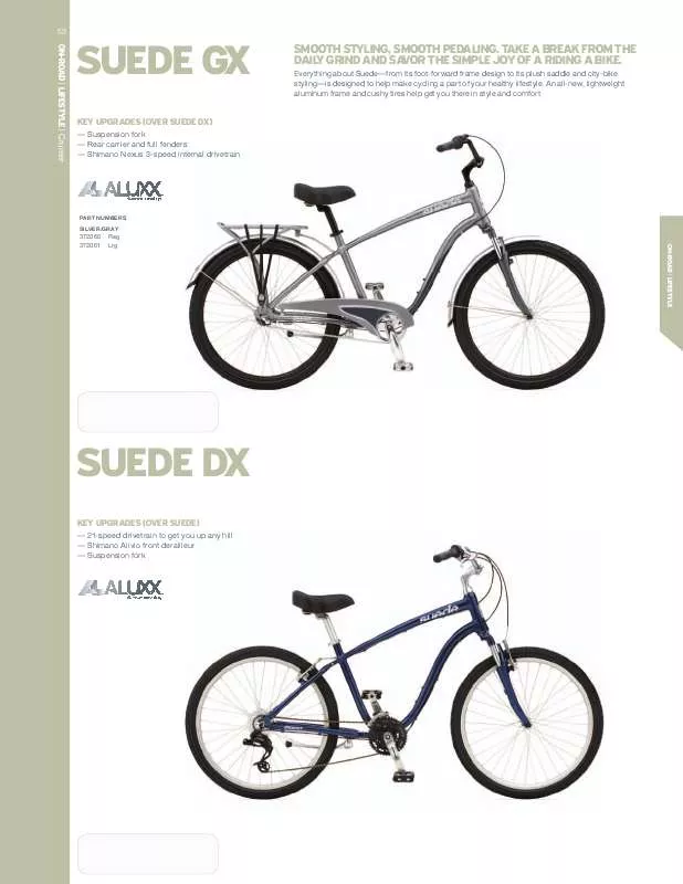 Mode d'emploi GIANT SUEDE DX