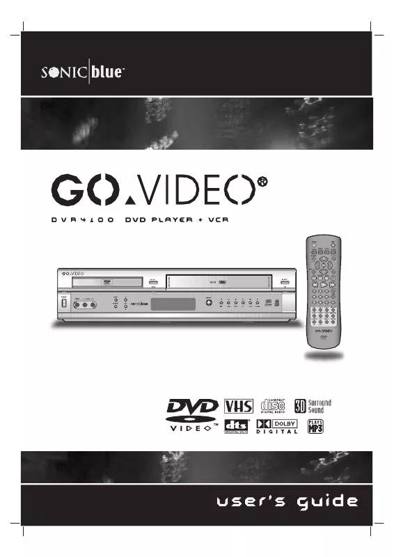 Mode d'emploi GOVIDEO DVR4100