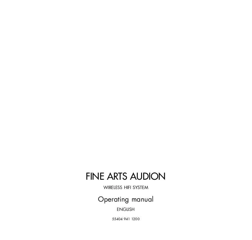 Mode d'emploi GRUNDIG FINE ARTS AUDION RCD 8300