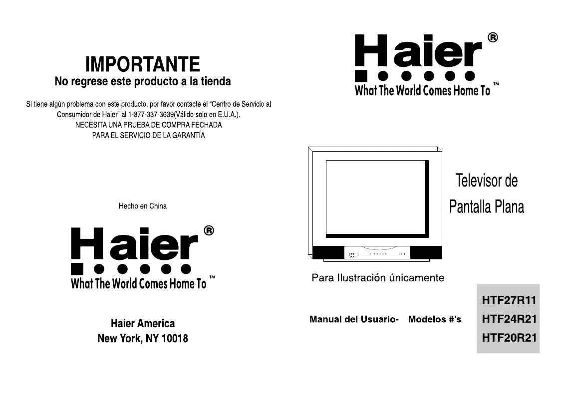 Mode d'emploi HAIER CLTVF20101T