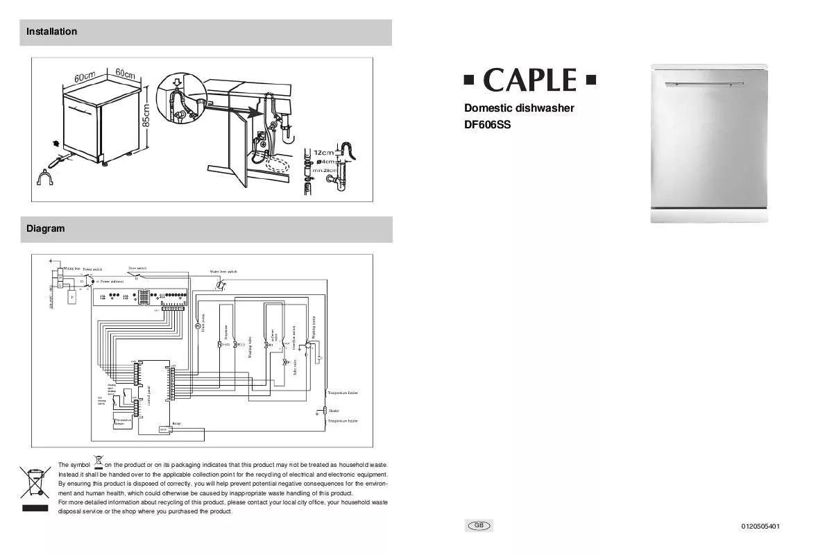 Mode d'emploi HAIER DF606SS