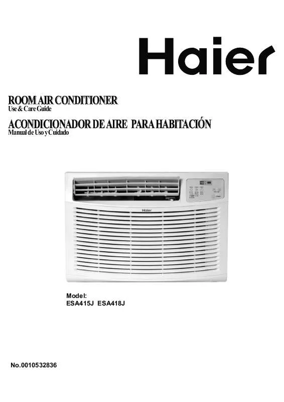 Mode d'emploi HAIER ESA415J-W