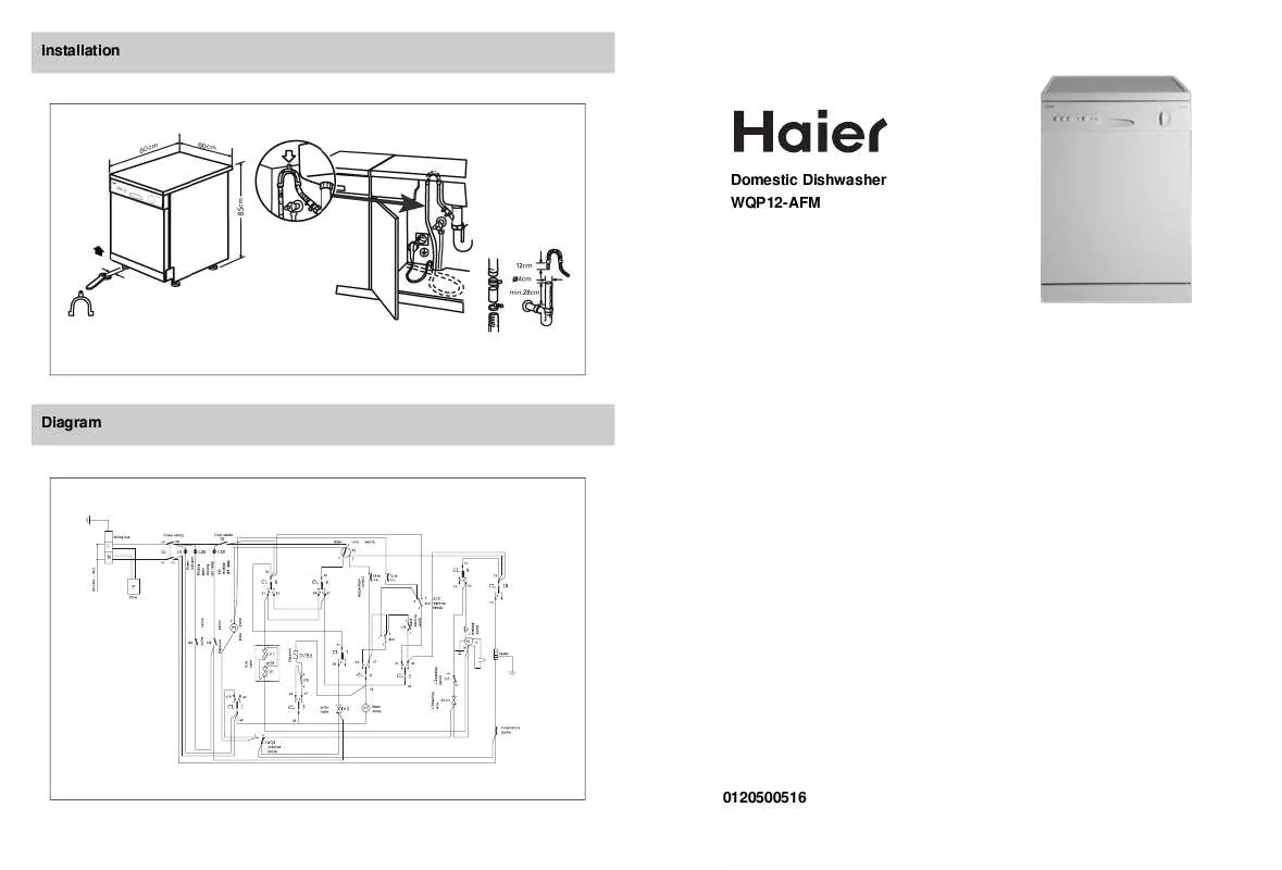 Mode d'emploi HAIER EWQP12-AFM