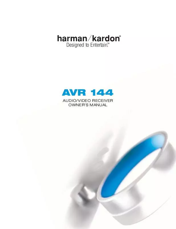 Mode d'emploi HARMAN KARDON CP 40