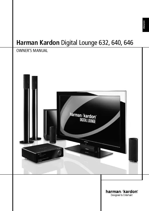 Mode d'emploi HARMAN KARDON DL 640HD