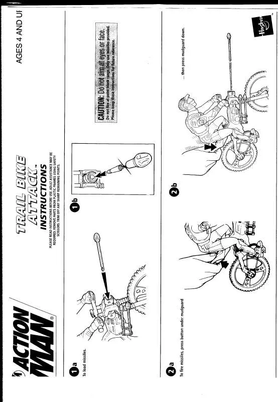 Mode d'emploi HASBRO ACTIONMAN TRAIL BIKE ATTACK