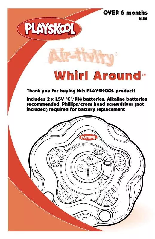 Mode d'emploi HASBRO AIR-TIVITY WHIRL AROUND