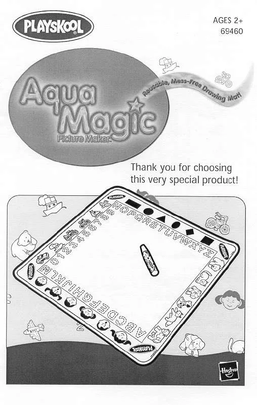 Mode d'emploi HASBRO AQUA MAGIC PICTURE MAKER