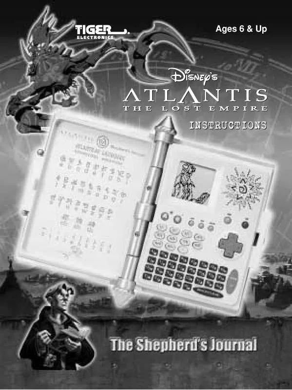 Mode d'emploi HASBRO ATLANTIS THE LOST EMPIRE